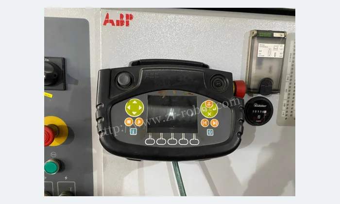 ABB robot teach pendant and operator panel
