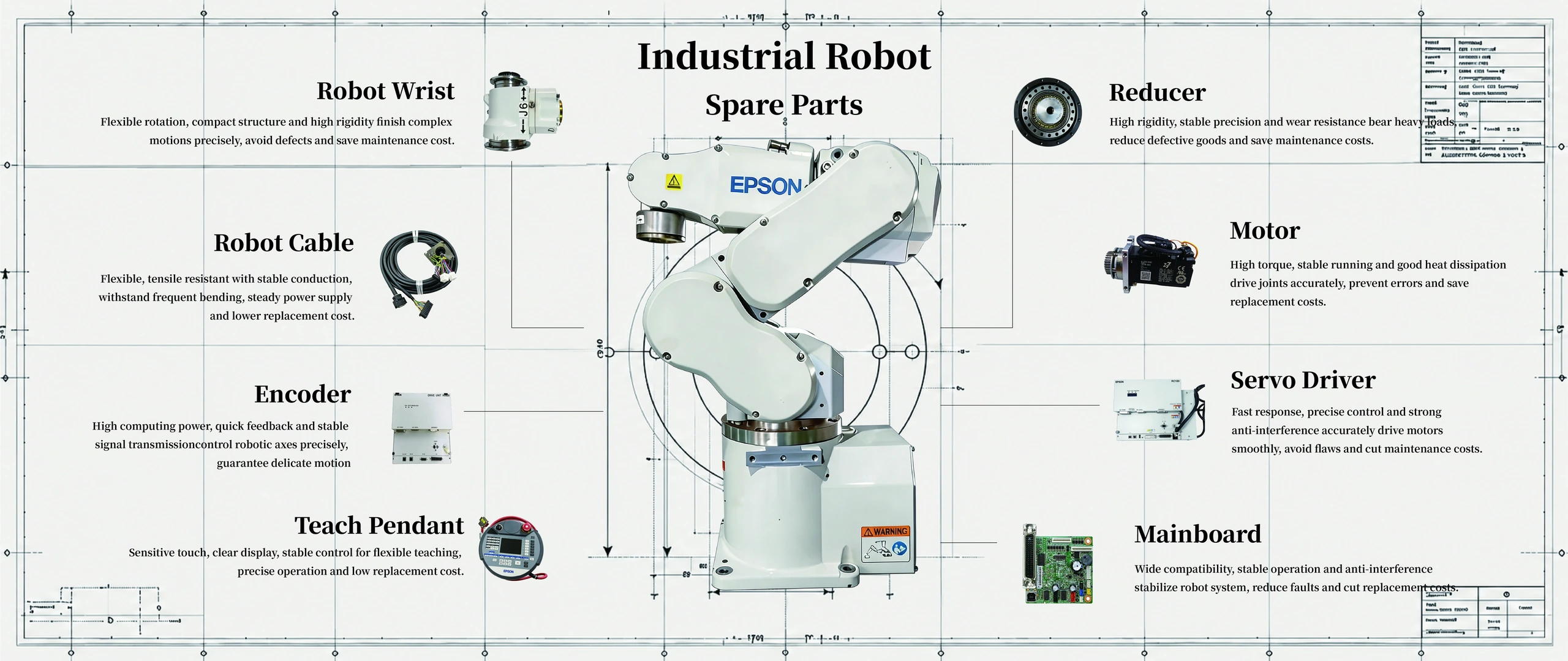 EPSON robot and spare parts