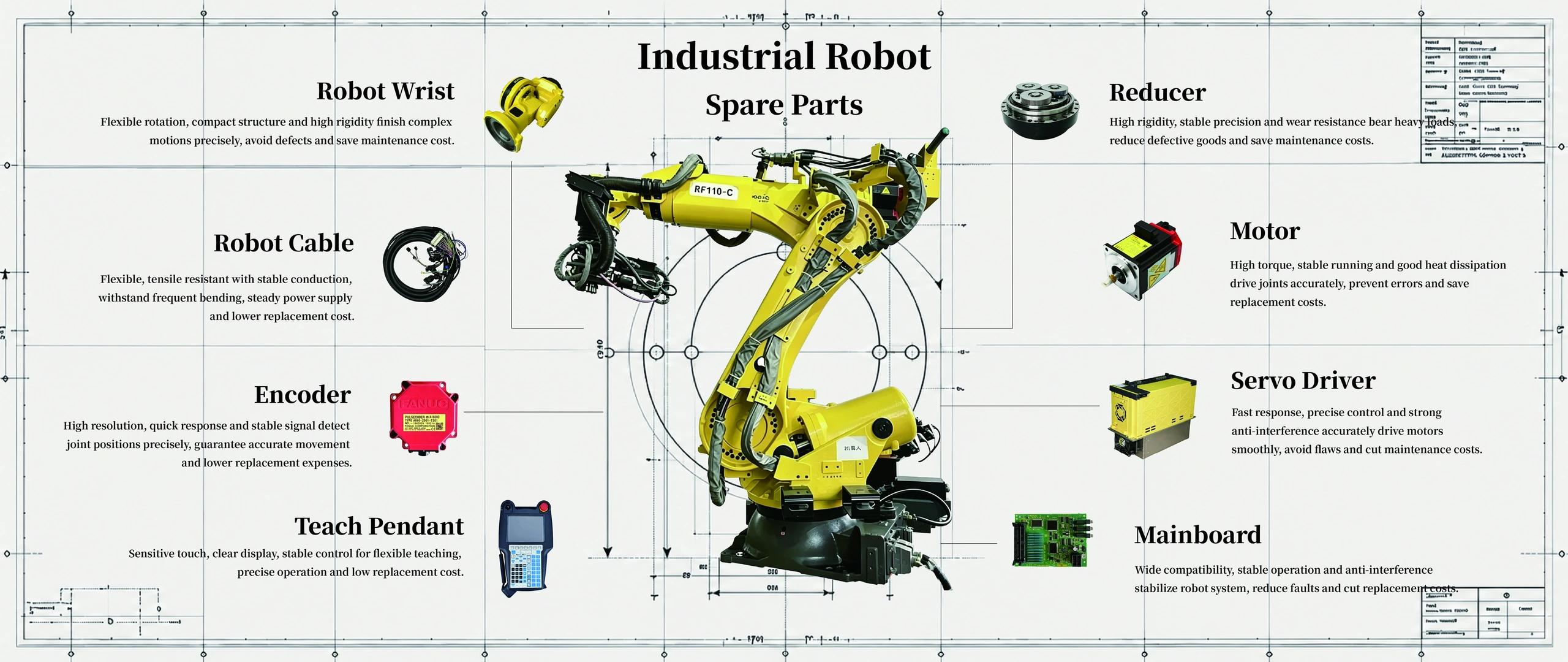 FANUC robot and spare parts